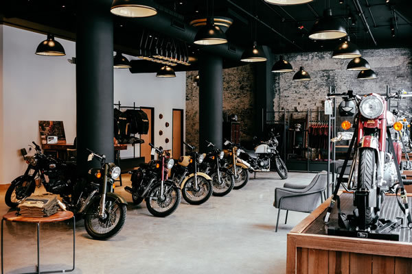 Old Car & Bike Showroom