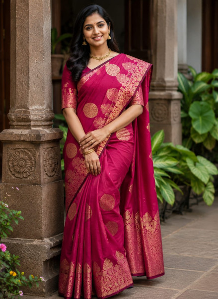 Saree with blouse